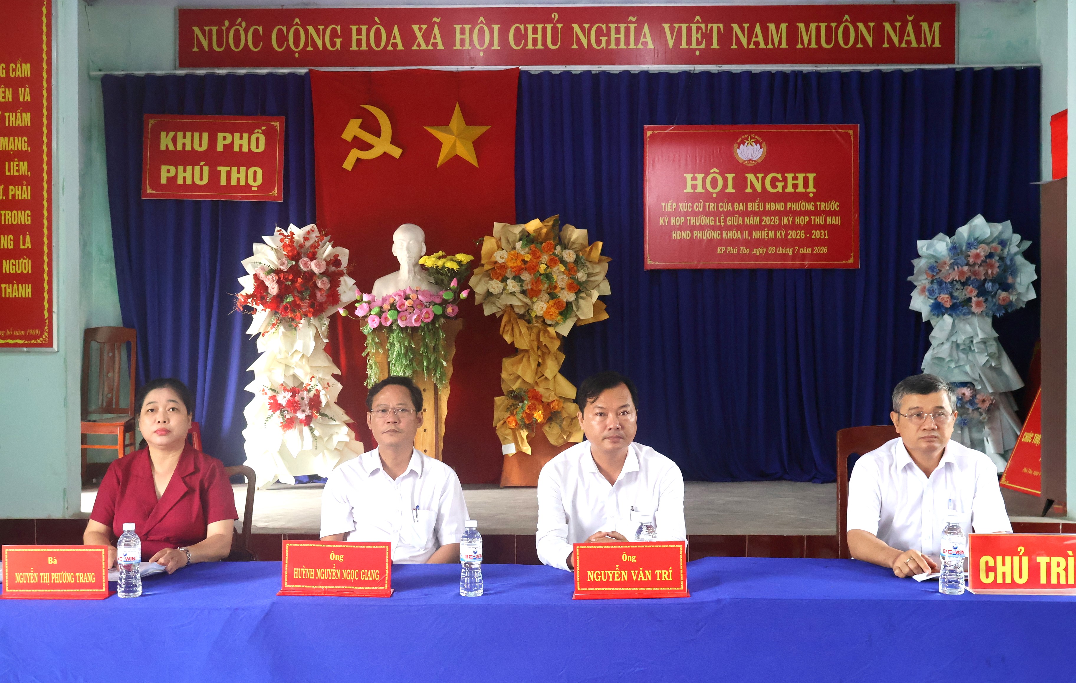 8 Tổ đại biểu HĐND phường tiếp xúc cử tri 14 Khu phố trước kỳ họp thường lệ giữa năm 2026