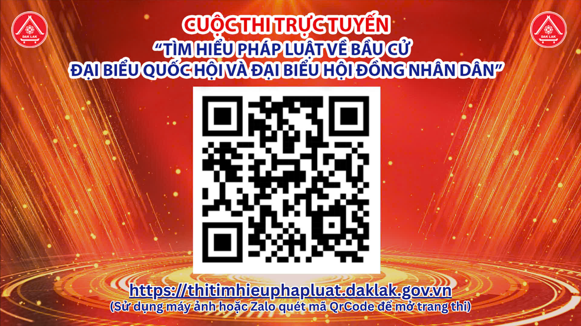 CUỘC THI TRỰC TUYẾN “TÌM HIỂU PHÁP LUẬT VỀ BẦU CỬ ĐẠI BIỂU QUỐC HỘI VÀ ĐẠI BIỂU HĐND”
