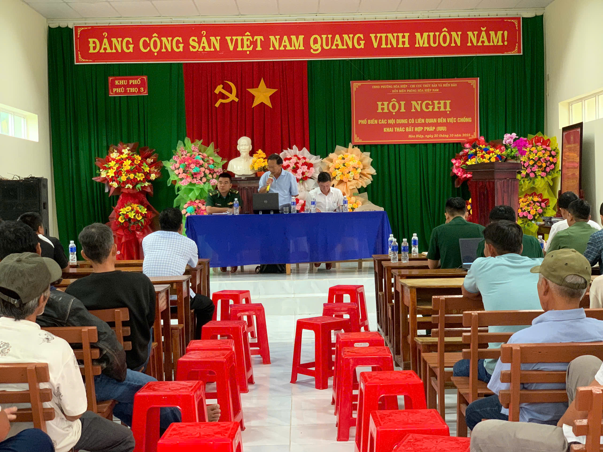 UBND phường Hòa HIệp: Tăng cường tuyên truyền chống khai thác IUU cho ngư dân