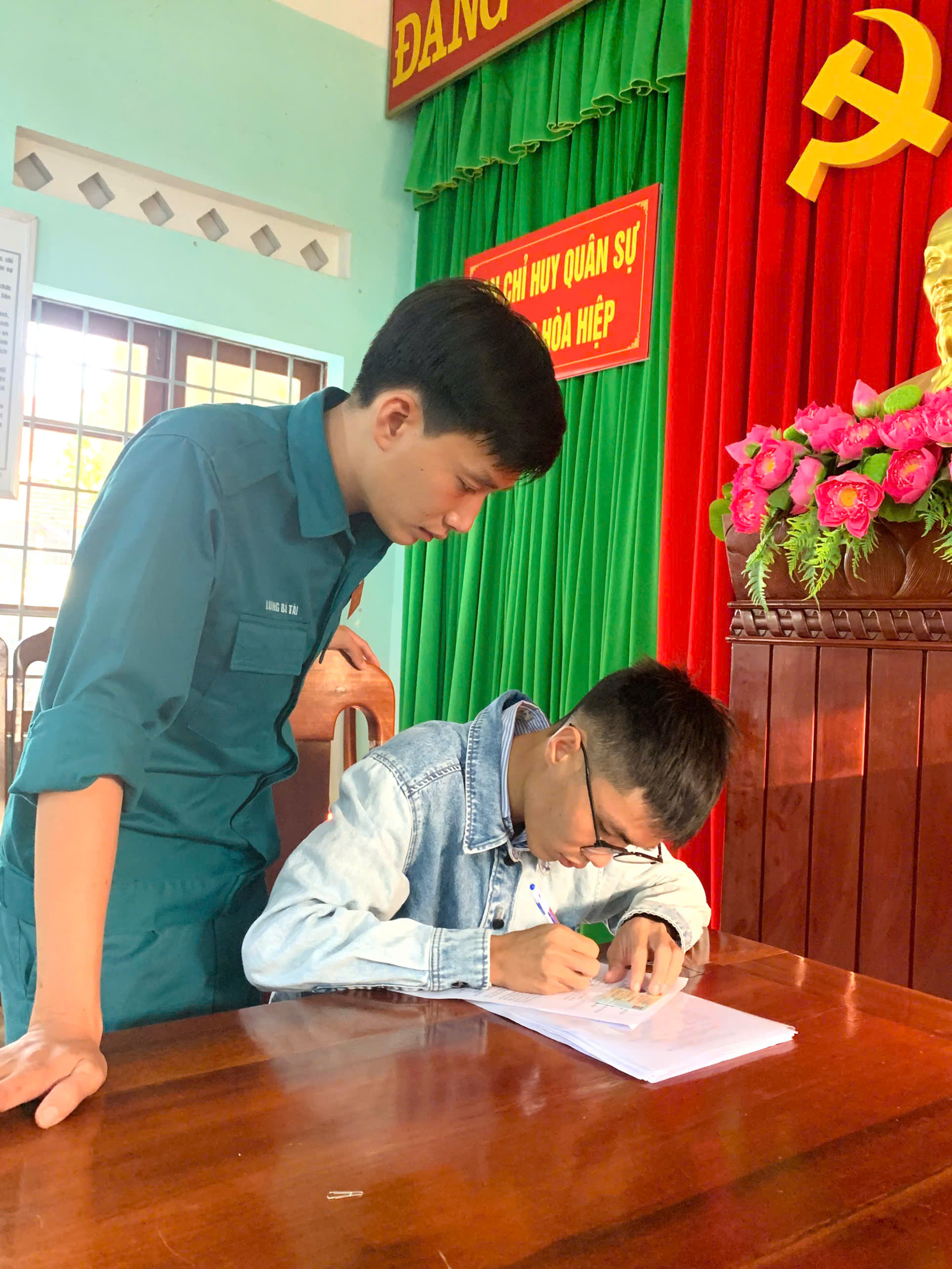 LÁ ĐƠN THỨ 39 CỦA THANH NIÊN PHƯỜNG HOÀ HIỆP TÌNH NGUYỆN NHẬP NGŨ NĂM 2026