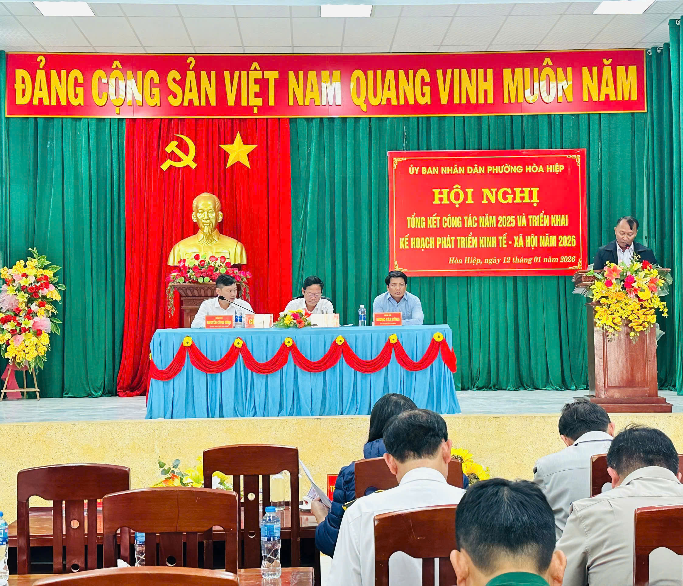 HÒA HIỆP TỔNG KẾT CÔNG TÁC NĂM 2025, TRIỂN KHAI KẾ HOẠCH PHÁT TRIỂN KINH TẾ – XÃ HỘI NĂM 2026